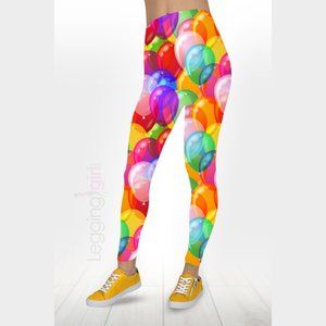Pop Printed FeatherSoft Women's Leggings Extra Plus 3XL-5XL (Fits 24-32)